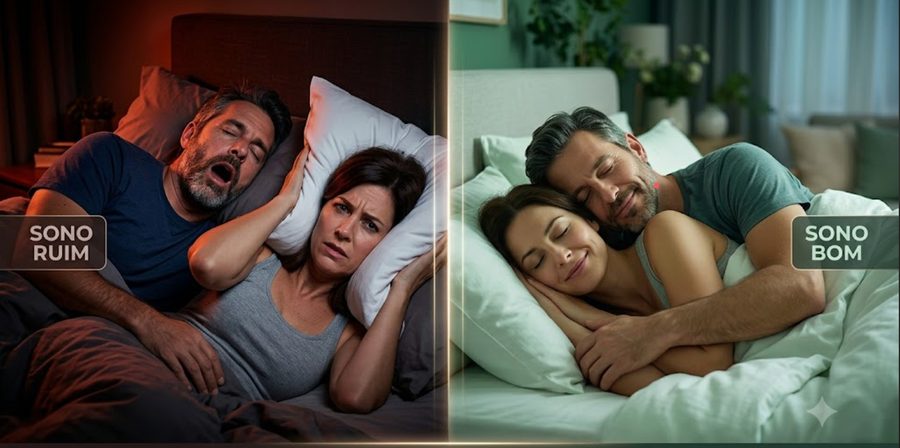 Antes e depois do Protocolo Ronco Nunca Mais