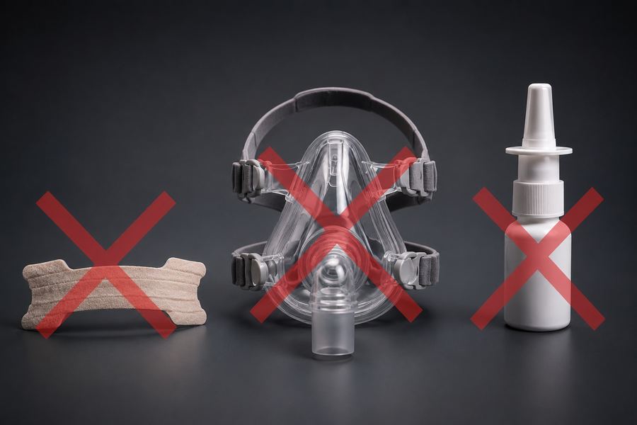 Produtos que não resolvem o ronco